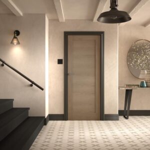 Howdens Shaker Oak 1 Panel Door