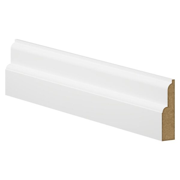 Howdens 4.2m x 70mm Lambs Tongue White Primed MDF Architrave