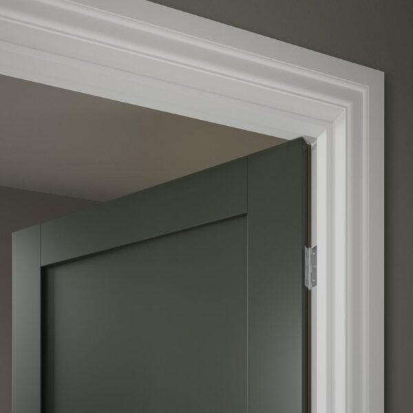 Howdens 4.2m x 70mm Lambs Tongue White Primed MDF Architrave - Image 2