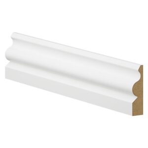 Howdens 4.2m x 70mm Ogee White Primed MDF Architrave