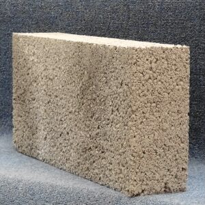 Solid Dense 7.3N Concrete Block Grey 100mm
