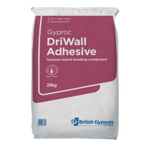 British Gypsum Gyproc Drywall Plasterboard Adhesive 25kg